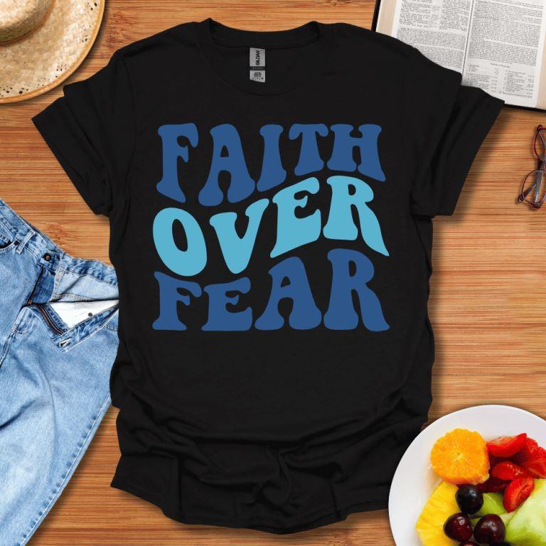 Faith Over Fear Wave T-Shirt