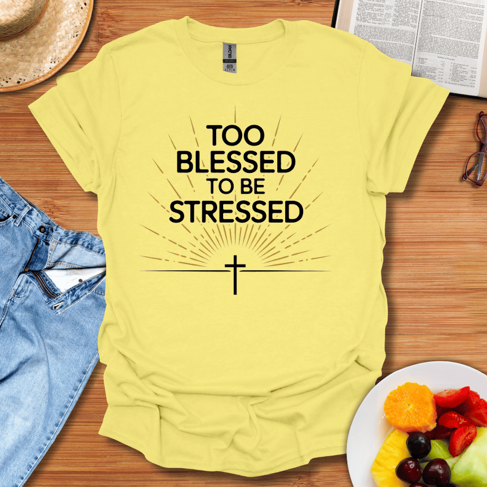 Too Blessed To Be Stressed T-Shirt