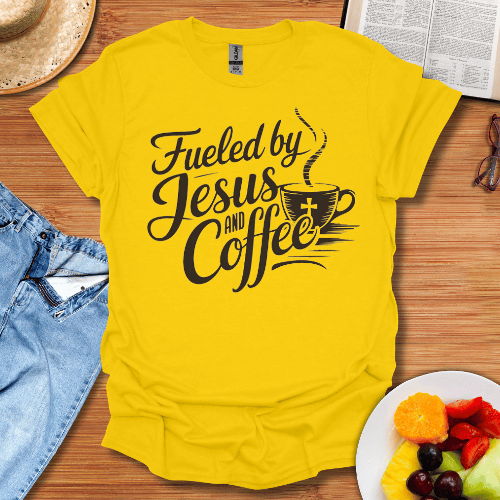 Fueled by Jesus and Coffee T-Shirt