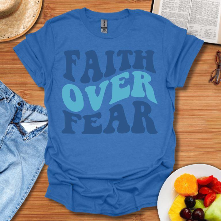 Faith Over Fear Wave T-Shirt