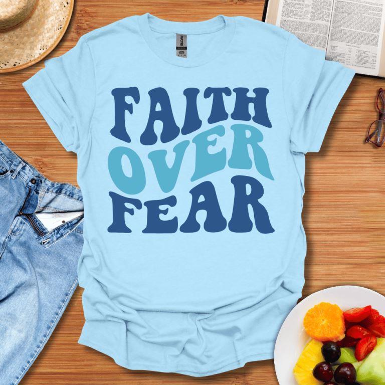 Faith Over Fear Wave T-Shirt