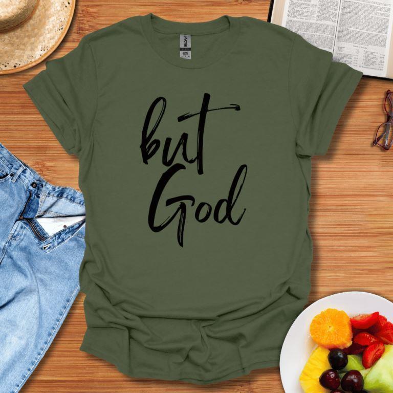 But God Paintbrush T-Shirt