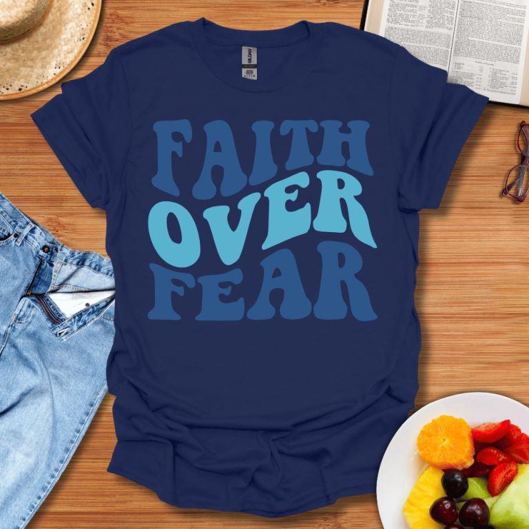 Faith Over Fear Wave T-Shirt