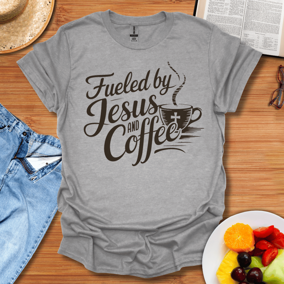 Fueled by Jesus and Coffee T-Shirt