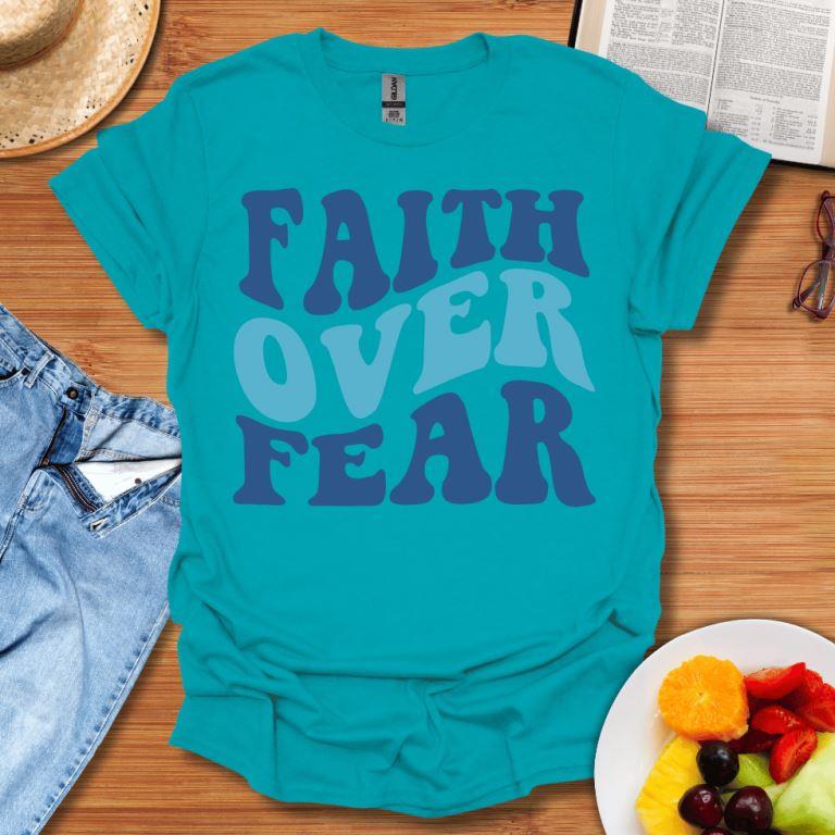 Faith Over Fear Wave T-Shirt