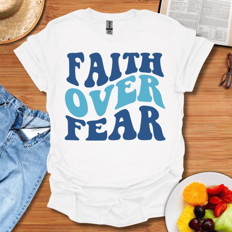 Faith Over Fear Wave T-Shirt